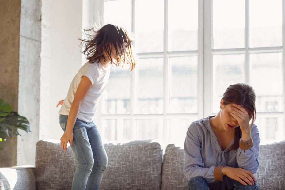Geen goede moeder niet blije moeder irritant kind deprimerend depressie druk kind deprimerende gedachten moe